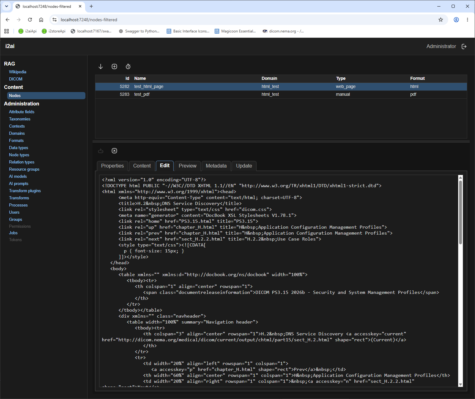 i2ai nodes view
