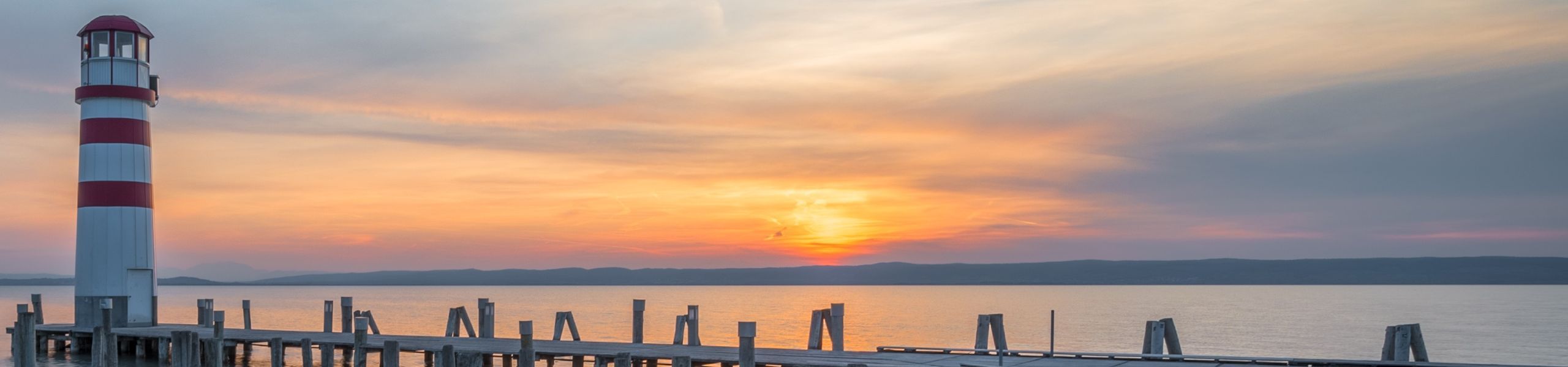 Lighthouse and sunset